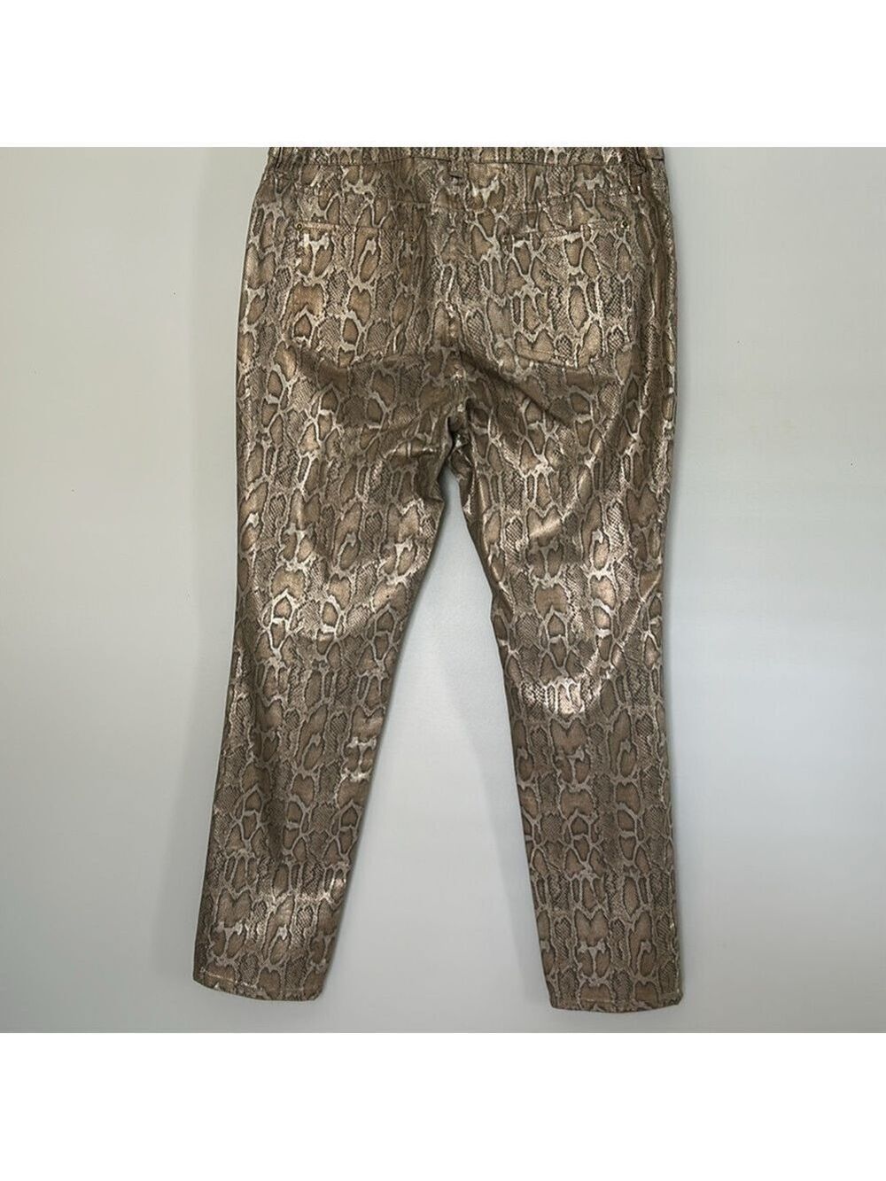 Chico’s Platinum Denim Jeans in Snakeskin Print - Picture 5 of 7
